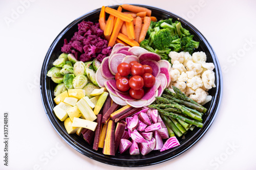 catering appetizers crudite vegetables tray