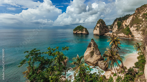 Diamond beach on the island of Nusa Penida