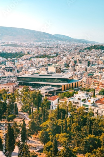 aerial view of the city