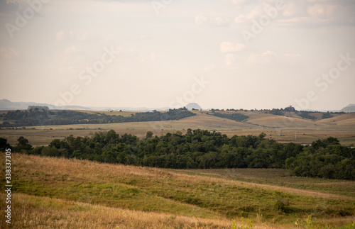 Rural landscape in southern Brazil Pampa biome area and livestock fields