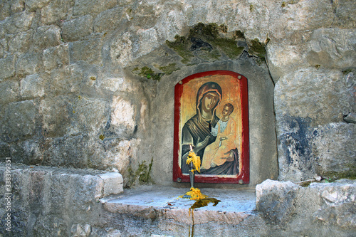 Madonna and child shrine in Dubrovnik, Dubrovnik-Neretva County, Croatia