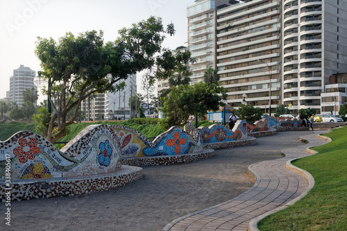 Park miłości w dzielnicy Miraflores, Lima