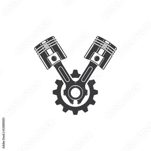 piston vector icon illustration design