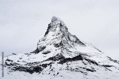 Matterhorn in Cloudy Day