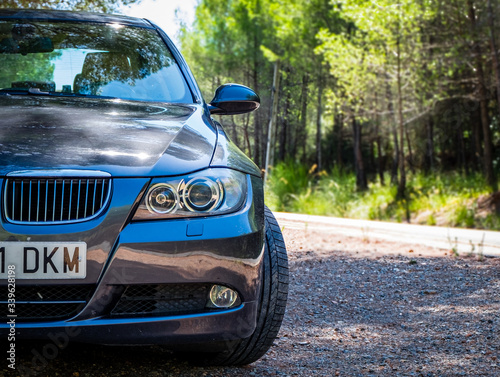 AUGUST 2017: BMW 3 series E90 330i Sparkling Graphite luxury car.