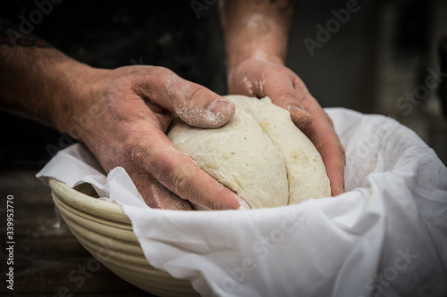 making artisan bread 