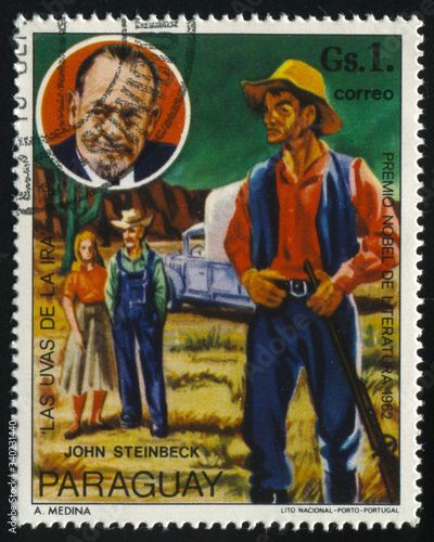 Nobel laureate for literature John Steinbeck