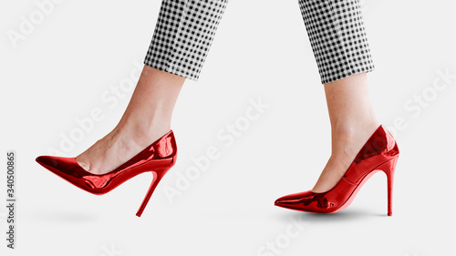 Businesswoman in heels