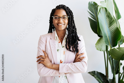 Confident African businesswoman