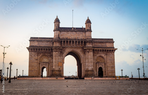 Gateway of India, Mumbai, Maharashtra, India. The most popular tourist attraction, it is the unofficial icon of the city of Mumbai. People from around the world come to visit this monument every year.