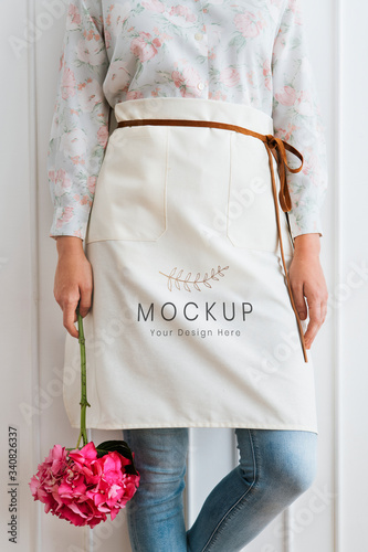 Florist apron mockup