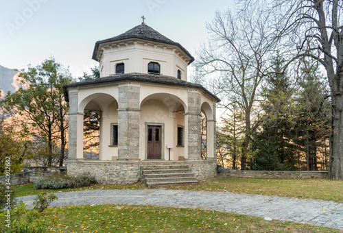 Sacred Mount Calvary of Domodossola on the Mattarella Hill, Piedmont, Italy