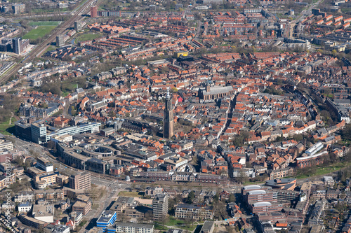 Birds eye view of Amersfoort, The Netherlands