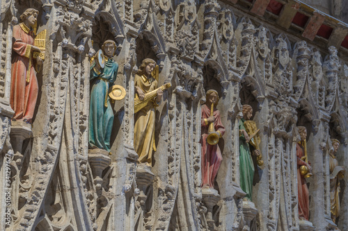 The rood screen in Ripon cathedral