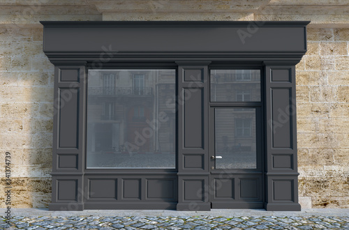 Small Shop front gray