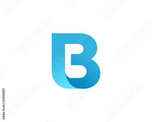 Letter B logo icon design template elements