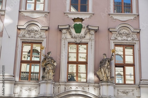 Hartmannshaus Bautzen - close-up of the beautiful facade