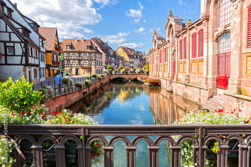 Traditional houses in Colmar, Alsace, France