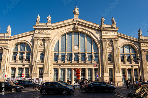 Gare du Nord station in Paris, France