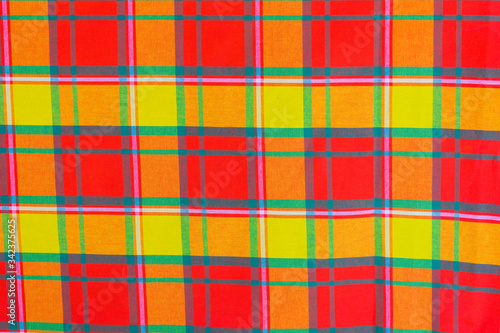 Madras cloth from Sainte-Anne, Grande-Terre, Guadeloupe