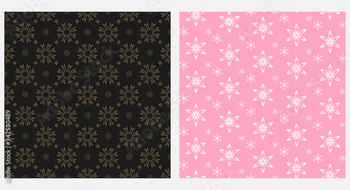 background wallpaper in black and pink colors, seamless texture, vector art