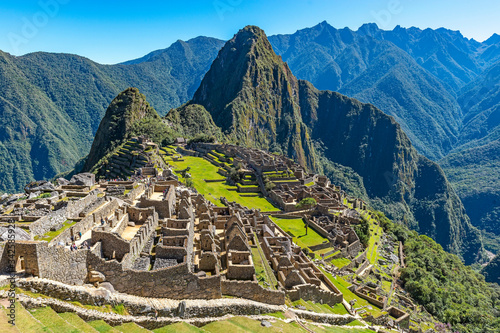 Machu Picchu inca ruins near Cusco, Peru.