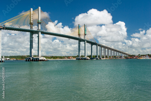 The Newton Navarro bridge over the Potengi river in Natal, Rio Grande do Norte.