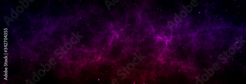 deep space with stars panoramic scene background