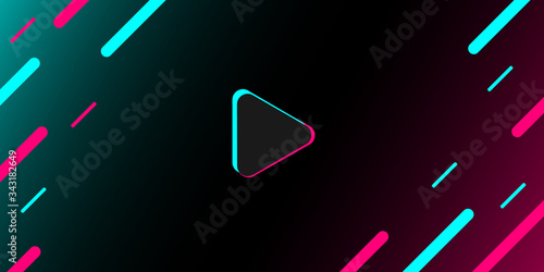 Colored modern background in the style of the social network. Digital background. Stream cover. Social media concept. Vector illustration.