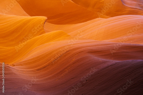 Lower Antelope Canyon (also known as The Corkscrew) on Navajo land east of Page, Arizona, USA.