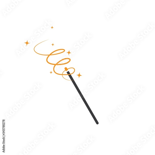 wand magic vector icon illustration design