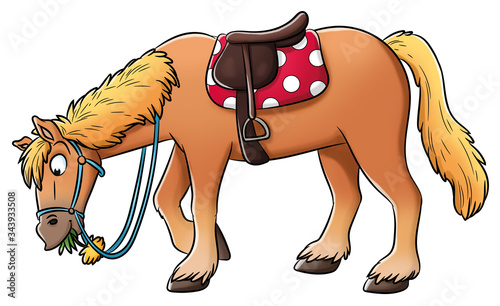 Niedliches Pferd - Illustration