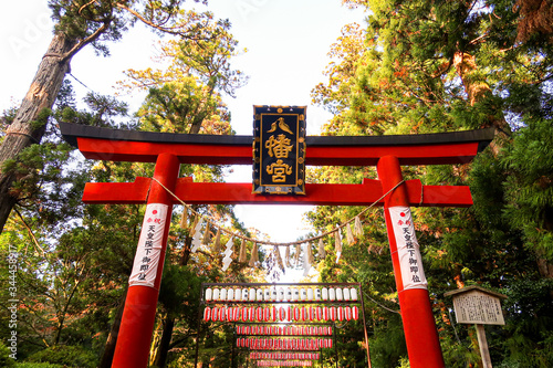 Osaki Hachimangu Japanese Shrine Gate Japanese Temple Sendai Miyagi