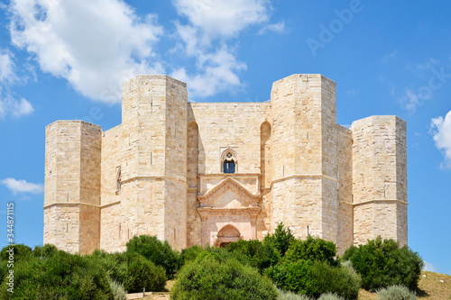 Panoramic view of Castel del Monte, Puglia. Italy.