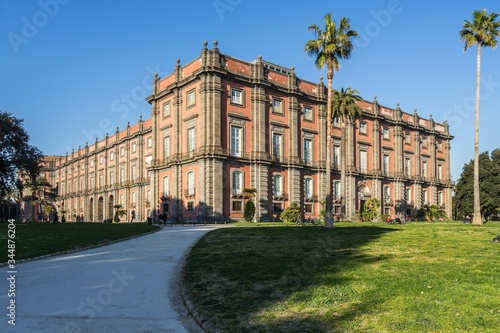 Beautiful shot of the Capodimonte Museum in Naples, Italy