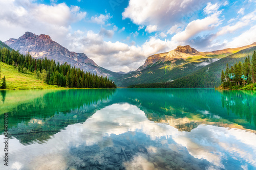 Emerald lake in Yoho Np, British Columbia, Canada