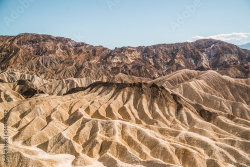 unique shaped valley in death valley national park