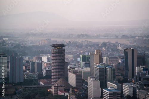 Skyline of Nairobi Kenya