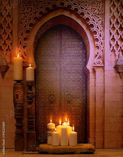 Bohemian Moroccan Door Candles 