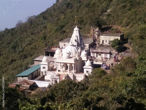 A temple situated at Parasnath Hill