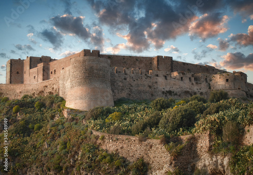 Overview on the castle of Milazzo