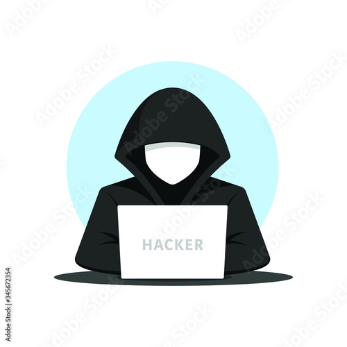 hacker anonymous criminal security internet network.