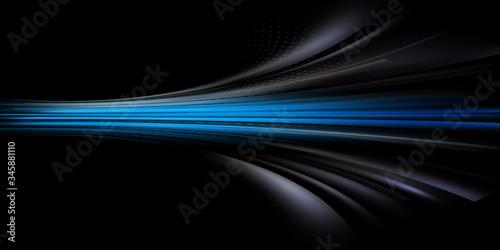 Gray and blue speed abstract technology background