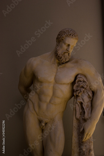 Statue of a man in Greece, Nafplio