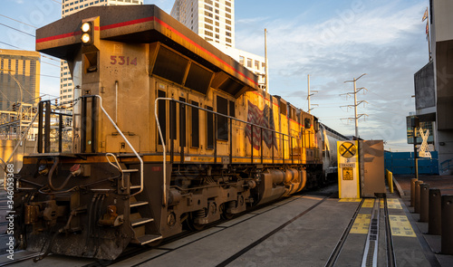 Locomotive Through New Orleans