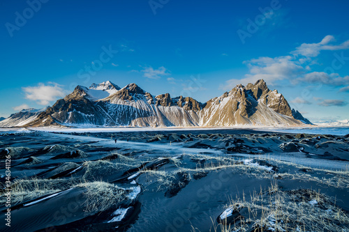 Beautiful Vestrahorn on a clear day