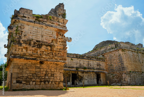 Ruiny budowli cywilizacji Majów w Chichen Itza, Meksyk