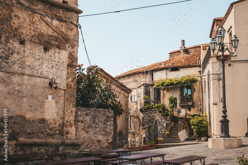 Glimpses of the ancient village of the city of Agropoli in Cilento, Campania, Italy.