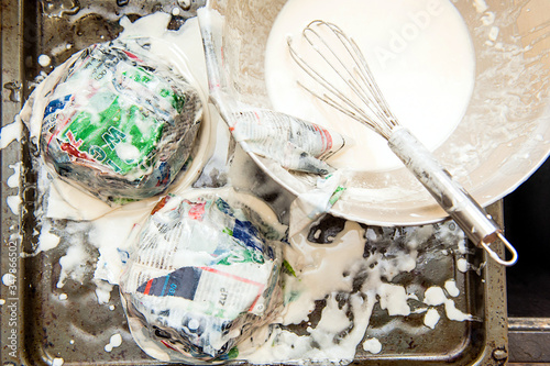 making paper mache