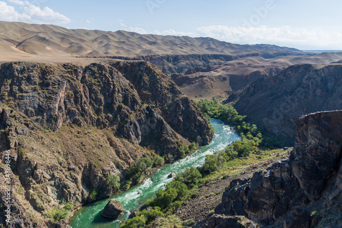 Charyn canyon in Kazakhstan